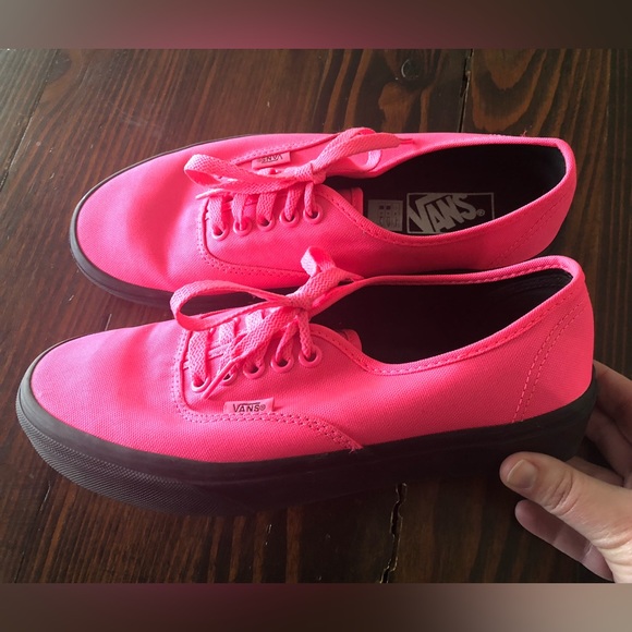 Vans Shoes - Vans | Off the Wall | Neon Pink | Black Outsole | 8 women | 6.5 Men